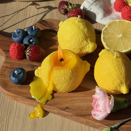LEMON CANDLE SET