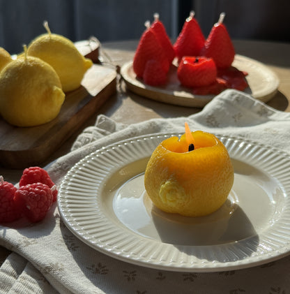LEMON CANDLE SET